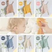 【Muslin tree】純棉紗布寶寶口水巾安撫娃娃(安撫巾 口水巾 手抓玩偶 嬰兒睡覺玩偶 刺激感官)