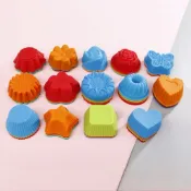 【附發票】🍊7cm加厚彩色耐高溫冷凍冰箱 矽膠模具 馬芬杯模具 蛋糕底托 布丁杯 造型蛋糕模具 果凍模具 手工皂模具