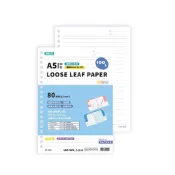 (店+)【Lan chyn 連勤】A5 20孔橫線內頁紙80磅道林紙-100張入 /包 LC-1501