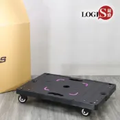 LOGIS邏爵家具－台灣製68*47大尺寸耐重300KG平板車 烏龜車 搬運車 拉貨車 推車 拖車 台車【BA03-XP-3】
