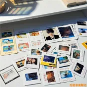 松鼠家客製化 【膠片】反轉膠片框 訂製 光影透卡 書籤 拍立得 diy禮物 列印 沖洗明星照片 夾子