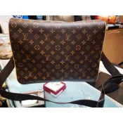 (已售出)LV LOUIS VUITTON MONOGRAM 原花 老花 王建民包 郵差包 M40523 GM 正品