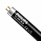 【Philips 飛利浦】2支 TL5 TL 8W BLB UVA 黑燈管 驗鈔燈管 測螢光劑 燈管