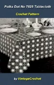 Kobo Polka Dots No.7525 TableclothCrochet Pattern