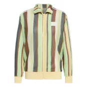 (店+)【adidas 愛迪達】KY2032 adidas originals Firebird GLOW TRACK TOP 復古風立領拉鏈條紋運動長袖夾克 女款