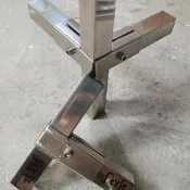 滿299出貨20/25/30不銹鋼方管配件連接件卡扣裝大棚架貨架組合式貨架接頭