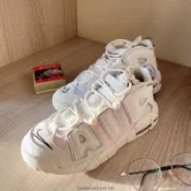 正品 Nike Air More Uptempo 漸層粉紫 米白 大AIR GS 大童款 DQ0514-100