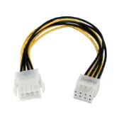 8Pin公-母主機板用電源延長線  20cm  台灣製