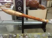 【關西玉石】《龍柏聚寶盆（文昌筆造型）》開運 招財 擺飾 擺件 龍柏木 另有多種款式尺寸
