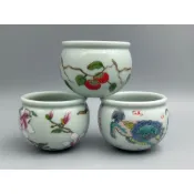 紅芳庭【青花瓷 泡茶杯】掌盅杯 茶具 主人杯 水缸杯 泡茶杯 景德鎮 陶瓷茶杯 泡茶用具