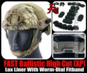 協貿國際日用品生活7館 LUX懸掛High Cut XP版FAST Bal美式戰術頭盔Highland高地蟒紋迷彩