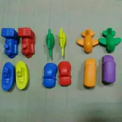 交通工具組 ( 6形6色, 72pcs)  教具 USL 遊思樂 附產品說明