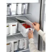 🎉可開發票🎉大容量冰箱收納盒食品級保鮮盒廚房蔬菜水果專用冷凍裝餃子盒