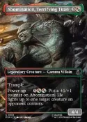 【CMG】[2606 MSH 333] 英文 閃卡 Abomination, Terrifying Titan 