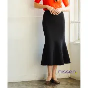 Nissen 棉花糖針織米蘭羅紋魚尾裙 不易起毛球 抗靜電 大尺碼 顯瘦長裙