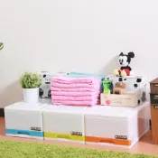 (店+)【Mr.Box】采漾1 層抽屜式整理箱三入