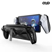 QinD PIayStation Portal TPU 雙料支架防摔套 遊戲機保護套 主機保護套 保護殼 可站立 防滑