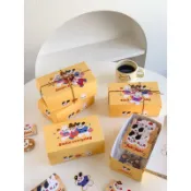 萌趣動物包裝盒 西點盒 餅乾盒 點心盒 禮品盒 甜點盒 手工餅乾盒 牛軋糖盒 雪花酥包裝盒 瑪德蓮包裝盒