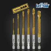 【LaBear】鋸齒鑽 3-8mm 鋸齒麻花鑽 六角柄 雙溝 鍍鈦高速鋼 鋸齒鑽頭 鑽孔 擴孔 拉槽