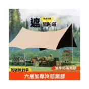(店+)天幕帳篷 可攜式帳篷 黑膠帳篷 銀膠帳篷 防曬天幕 露天裝備 露營遮陽帳篷 蝶形幕布