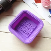 【模具達人】100%handmade 方形 皂模 矽膠模具 滴膠模 UV樹脂 DIY