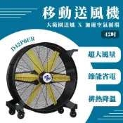 (店+)工業涼風扇 42吋移動圓形送風機 通風降溫 大型風扇 通風扇 循環扇 換氣扇 廠房風扇D42P6ER