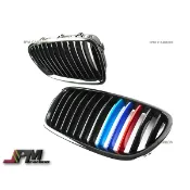 全新 BMW F10 F11 Performance LOOK 亮黑金屬三色 Grille 水箱罩 大鼻頭 水箱護罩