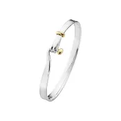【Georg Jensen 喬治傑生】TORUN 手鐲(純銀 18K黃金)