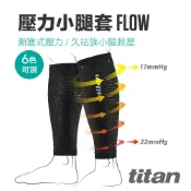 titan 太肯 壓力小腿套 Flow_多色可選(一雙入) 適合慢跑自行車球類運動