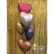 派對城 現貨 【18吋愛心鋁箔氣球(不含氣)-共九色】 歐美派對 生日氣球 鋁箔氣球  派對佈置 拍攝道具