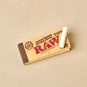 黑羊選物 台灣現貨 RAW 寬版紙濾嘴 Wide Tips 5道預留摺痕 Fliter 捲菸紙 paper紙濾嘴