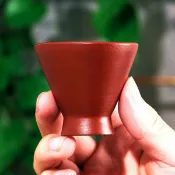 全球選品1館 生活百貨 原礦大紅袍宜興紫砂杯品茗杯盞杯斗笠杯茶杯小杯子茶具紫砂壺配杯