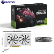 SOYO AMD Radeon RX 580 8GB GDDR5 高性能遊戲顯示卡