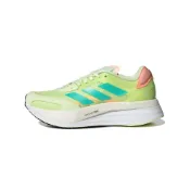 (店+)【adidas 愛迪達】GY0906 adidas Adizero Boston 10 輕盈舒適 織物耐磨透氣 低幫 碳板 馬拉松跑步鞋 女款 黃綠