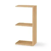 【MUJI 無印良品】自由組合層架/橡木/2層/追加用(大型家具配送)