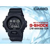 CASIO 時計屋 卡西歐手錶 G-SHOCK DW-6900BB-1 DR 樹脂錶帶 防震 DW-6900BB