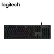 【HOTAI購】【Logitech 羅技】G512 RGB機械式電競鍵盤 有線/GX茶軸(觸感)/RGB/鋁合金/中文