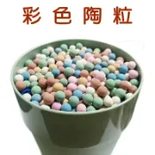 【珍愛頌】N821 彩色陶粒 陶碳球 土陶粒 500g 水耕栽培 多肉栽培 魚缸底砂 水族鋪缸 多肉 盆栽鋪面 園藝造景