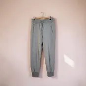 *♡*PUMA/灰色/棉質薄料休閒束口褲.長褲/適M/二手《Anna的百寶箱》