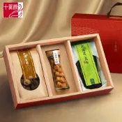十翼饌 吉祥迎春山珍海味臻賞禮盒 提盒 (北海道宗谷干貝/新社香菇/北海道昆布/禮盒/送禮/中秋)