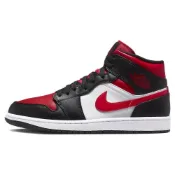 (店+)【Jordan】554724-079 Jordan Air Jordan 1 mid bred toe 黑紅腳趾 中幫 復古籃球鞋 男款 黑紅腳趾 Air Jordan 鞋 Air Jordan 男鞋