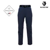 【GoHiking】【BLACKYAK】女 WINDSTOPPER防風長褲(墨藍)-GORE-TEX 防風 登山褲 拉鍊口袋 附腰帶|DB2WP202|1BYPNF4503