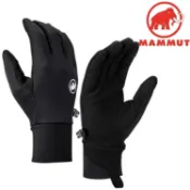 台北山水戶外用品專門店 Mammut 長毛象 Astro Glove 可觸控防風手套/Windstopper登山手套 1190-00381 0001 黑