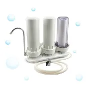 (店+)Periya 沛綠亞 廚上型 三道淨水器 半年份濾芯組 5403-D30｜三胞胎 免插電｜標準/水質軟化/NSF款濾芯