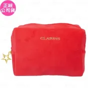 CLARINS 克蘭詩 派對閃耀紅化妝包(公司貨)