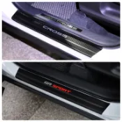 COROLLA CROSS【門檻迎賓卡夢保護貼】3M 不殘膠 CC TOTYOTA 豐田
