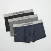 (店+)【Sharkhead】現貨 Calvin Klein 內褲 四角褲 平口褲 CK 粗帶 基本款 單件 銀帶 黑 灰 深藍