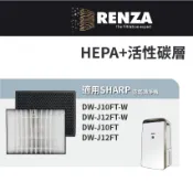 適用Sharp 夏普DW-J10FT-W DW-J12FT-W 清淨除濕機 FZ-J10HFT J10DFT 濾網 濾芯