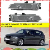1 對前保險槓霧燈 LED 日間行車燈適用於 1 系列 E87 E81 2004-2011 63177181287 63