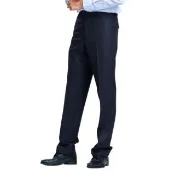 【BARONECE 百諾禮士】純羊毛質感暗紋平面西褲_灰黑(618106-04)